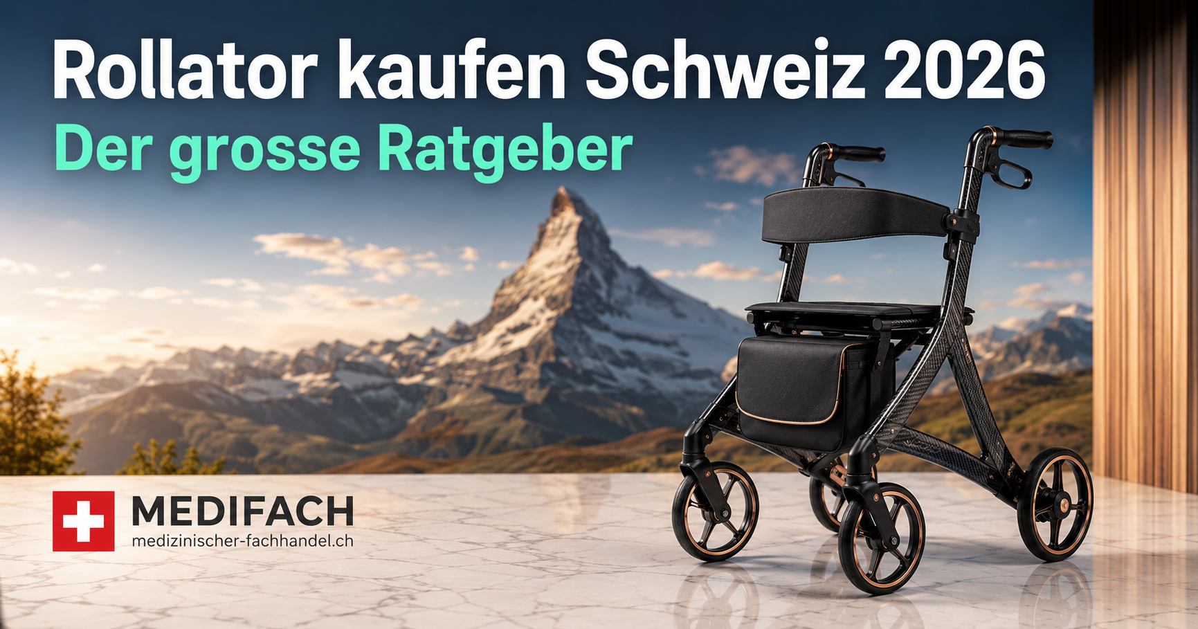 Rollator kaufen Schweiz 2026 – der grosse Ratgeber