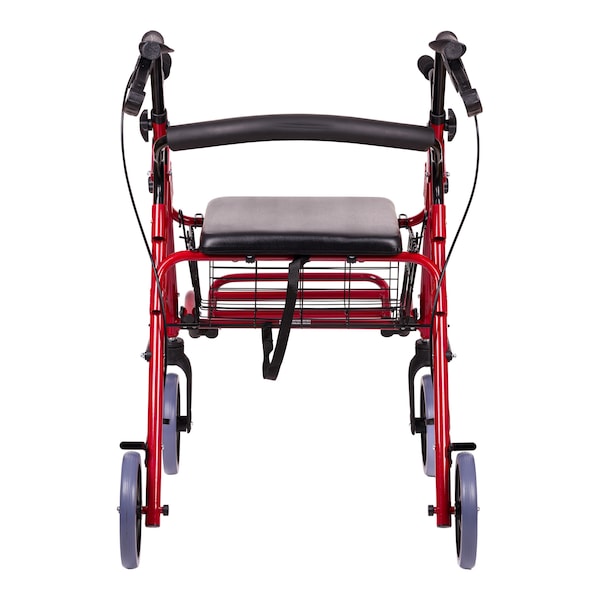 Rollator mit Fußstütze und Korb - AT51018