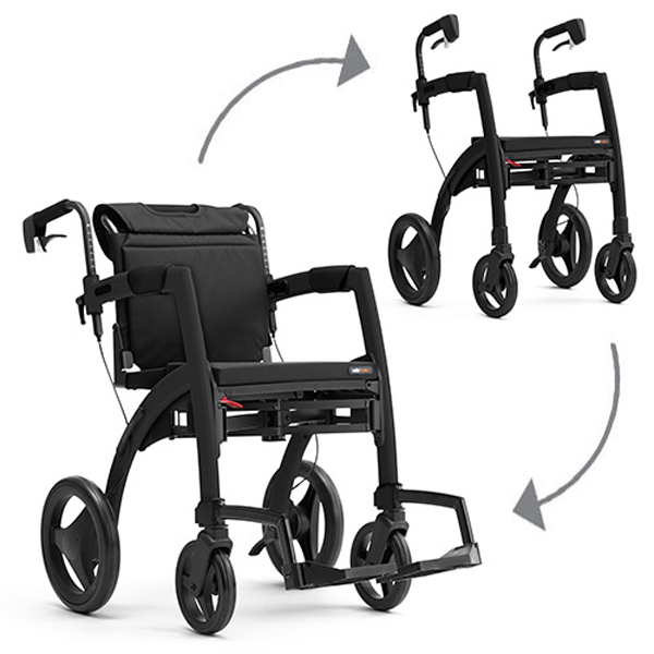 Rollz Motion² - Der 2-in-1 Rollator und Rollstuhl