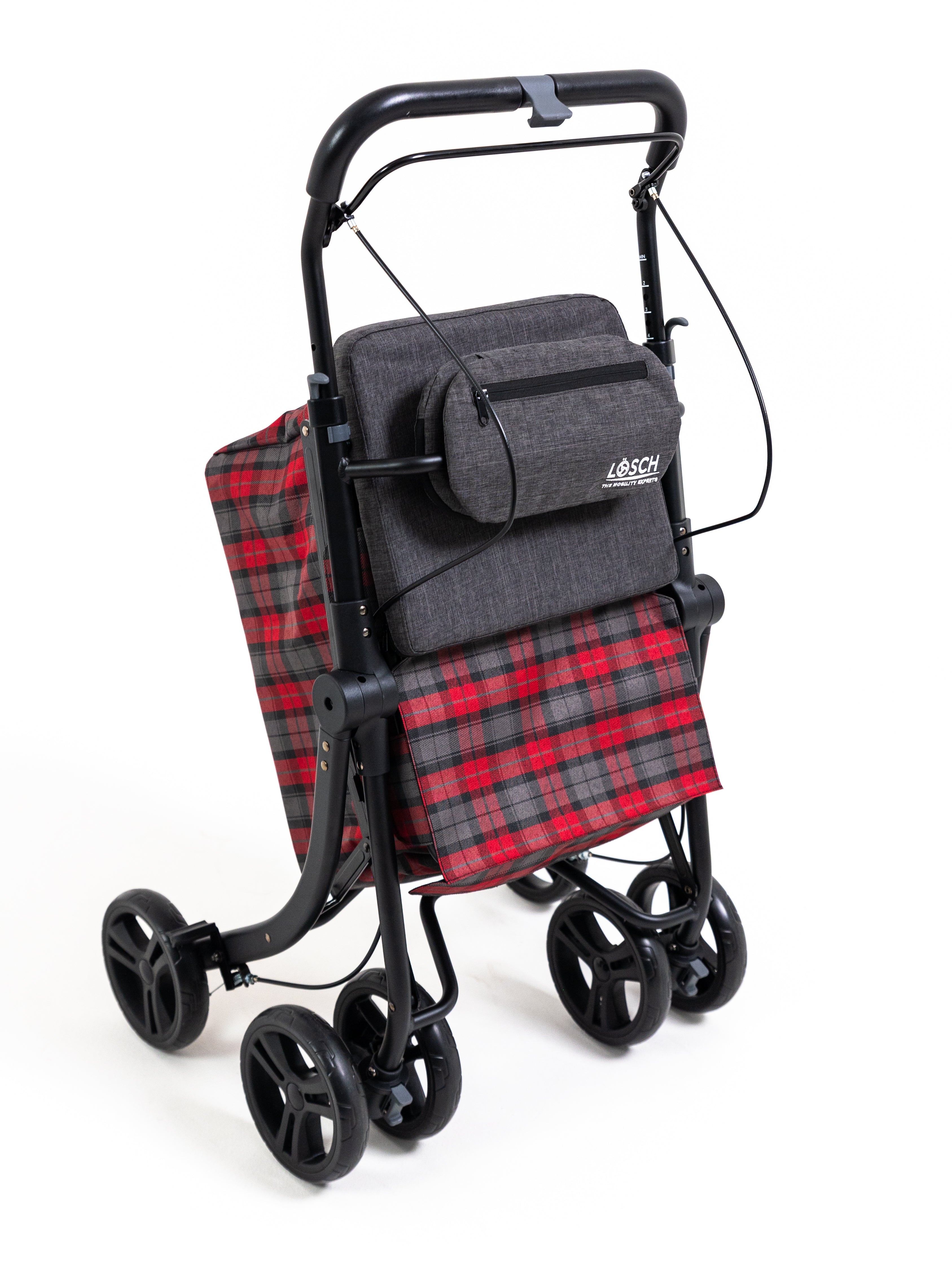 Rollator Shopper Tabas Comfort – Sitz mit Rückenlehne, bis 136 kg belastbar, klappbar