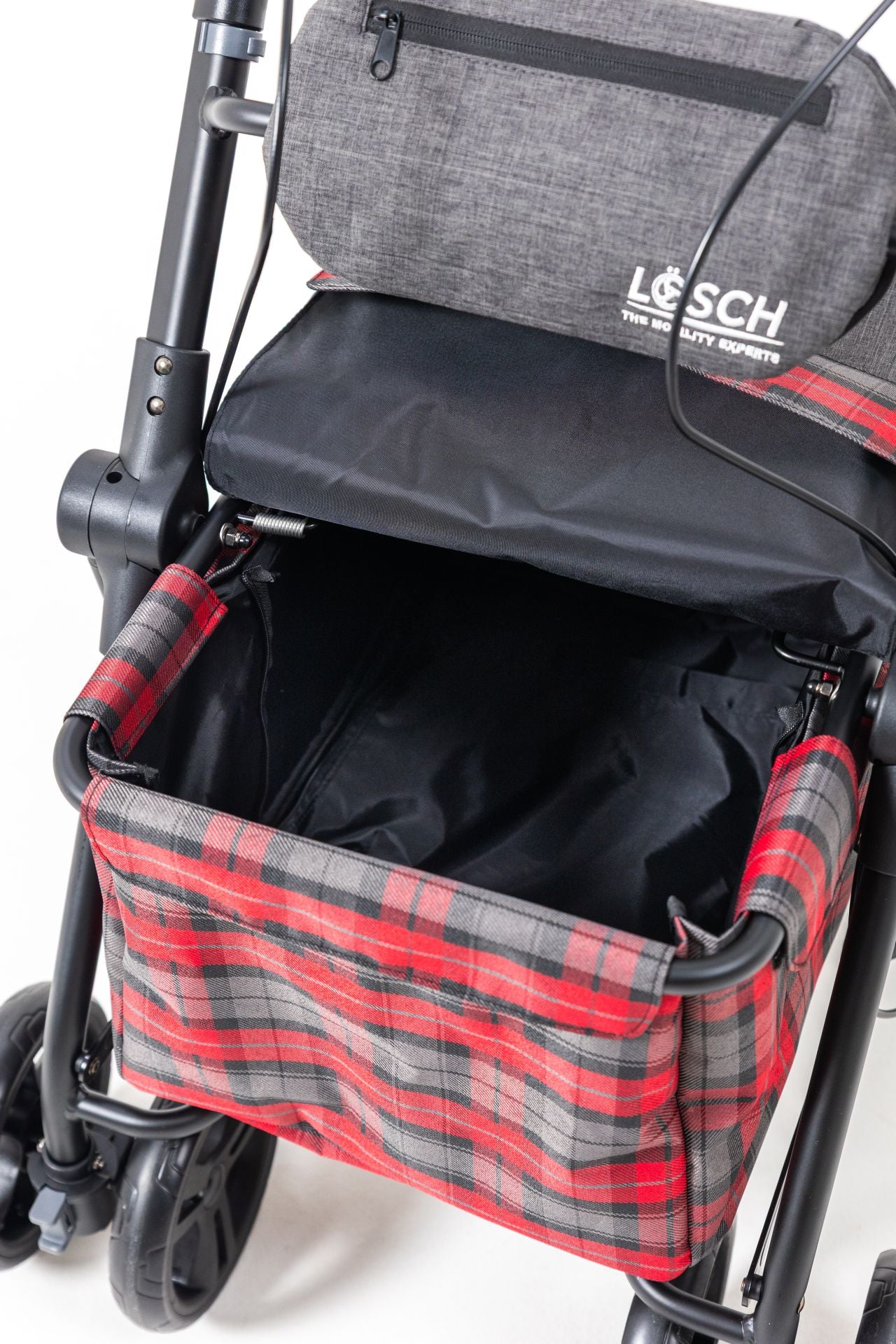 Rollator Shopper Tabas Comfort – Sitz mit Rückenlehne, bis 136 kg belastbar, klappbar
