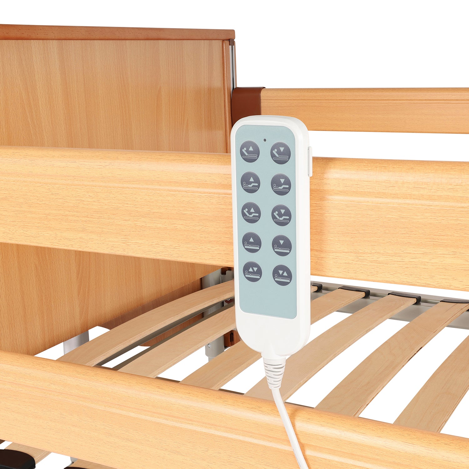 Antar Pflegebett Detail Aktuatoren abgedeckt – hygienisch und pflegeleicht