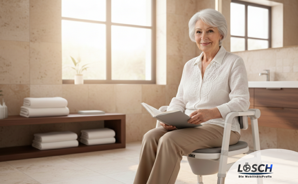 Toilettenstuhl Versa Belastbarkeit bis 136 kg