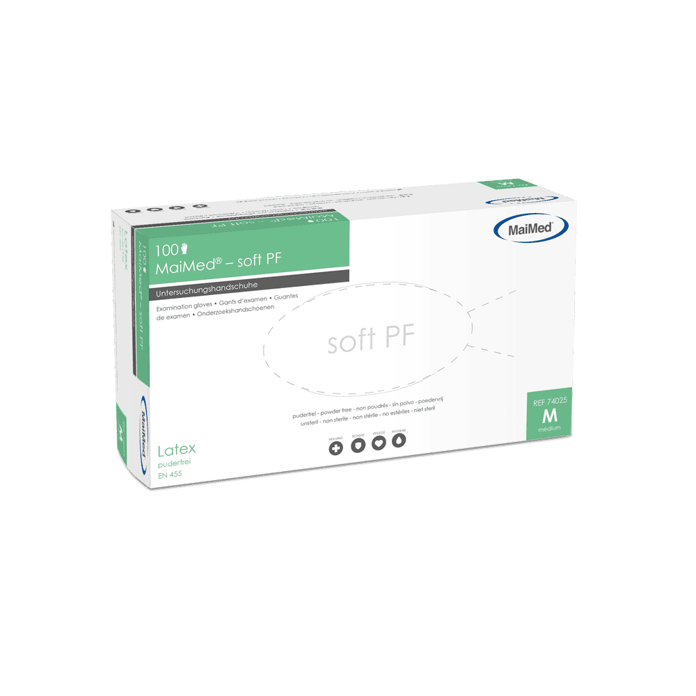 Latex-Einweghandschuhe soft PF