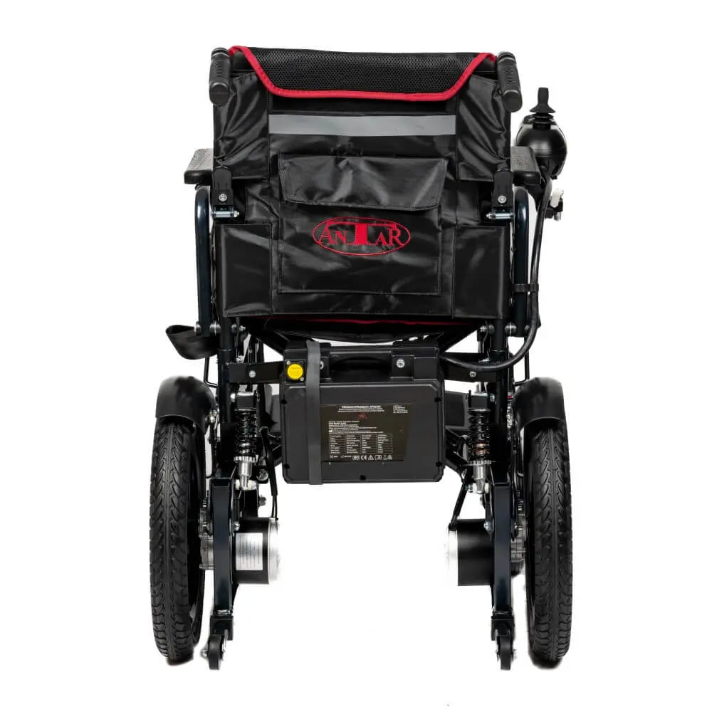 Antar elektrischer Rollstuhl Schwarz aus Carbonstahl - AT52332