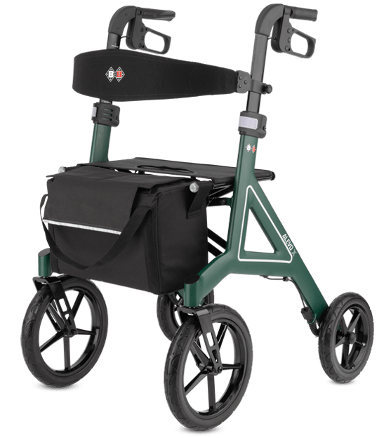 ALEVO X Rollator Moosgrün – Bischoff & Bischoff kaufen Schweiz