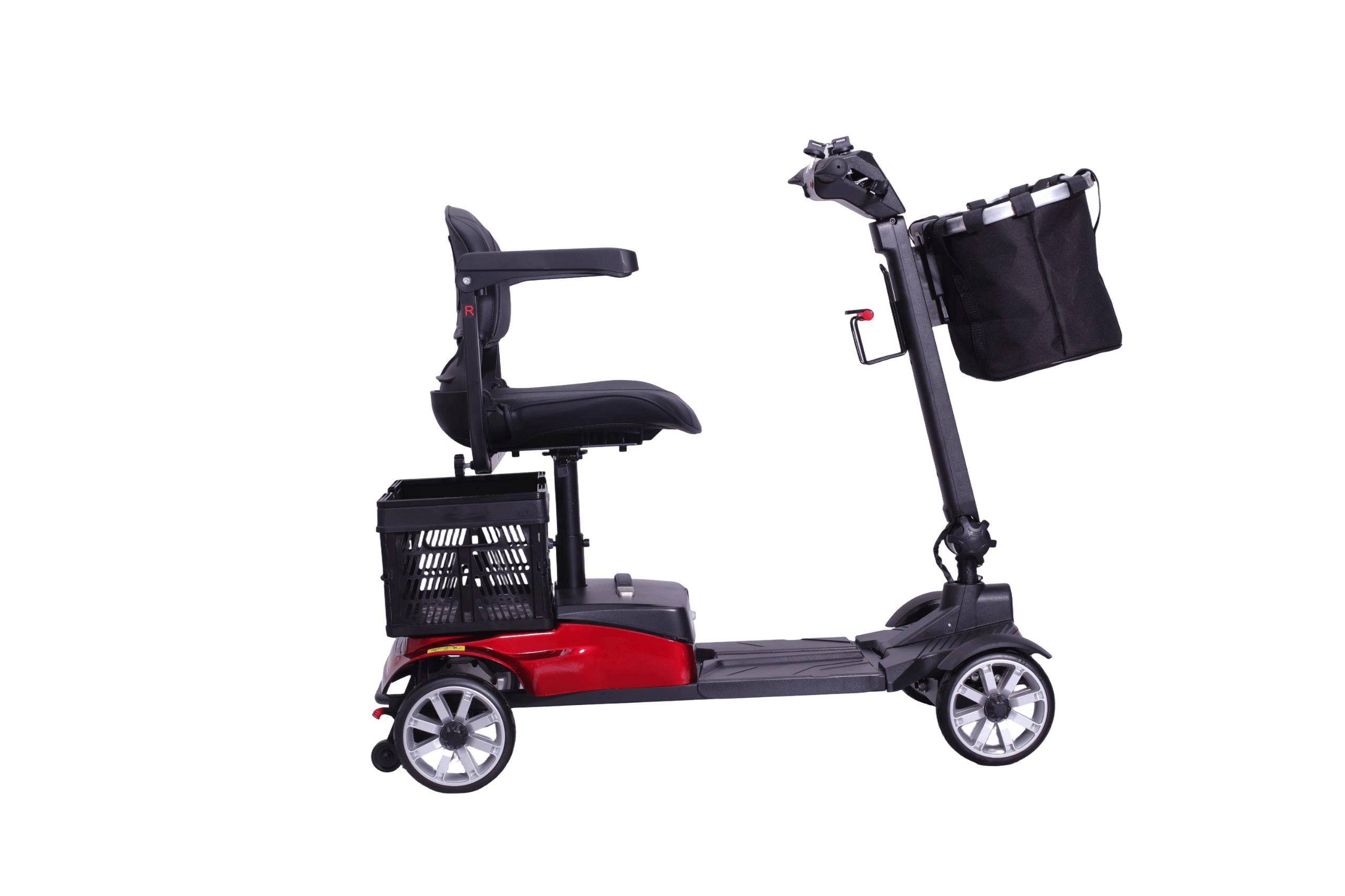 Antar Elektromobil AT52340 – faltbar, Rot/Schwarz, 28 kg