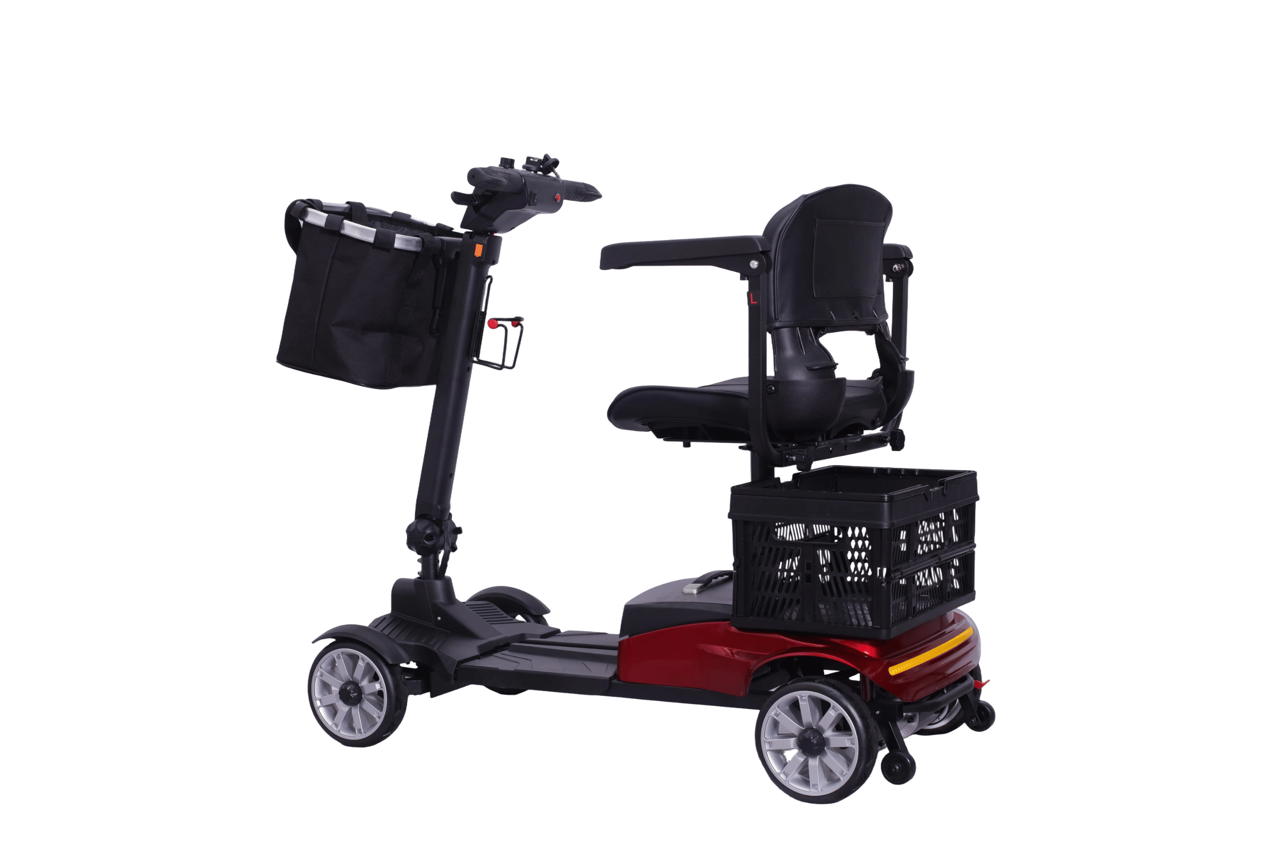 Antar Elektromobil AT52340 – faltbar, Rot/Schwarz, 28 kg
