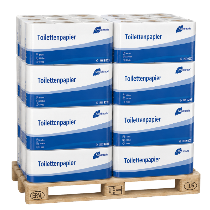 Toilettenpapier 3-lagig - Palette (36 Pack)