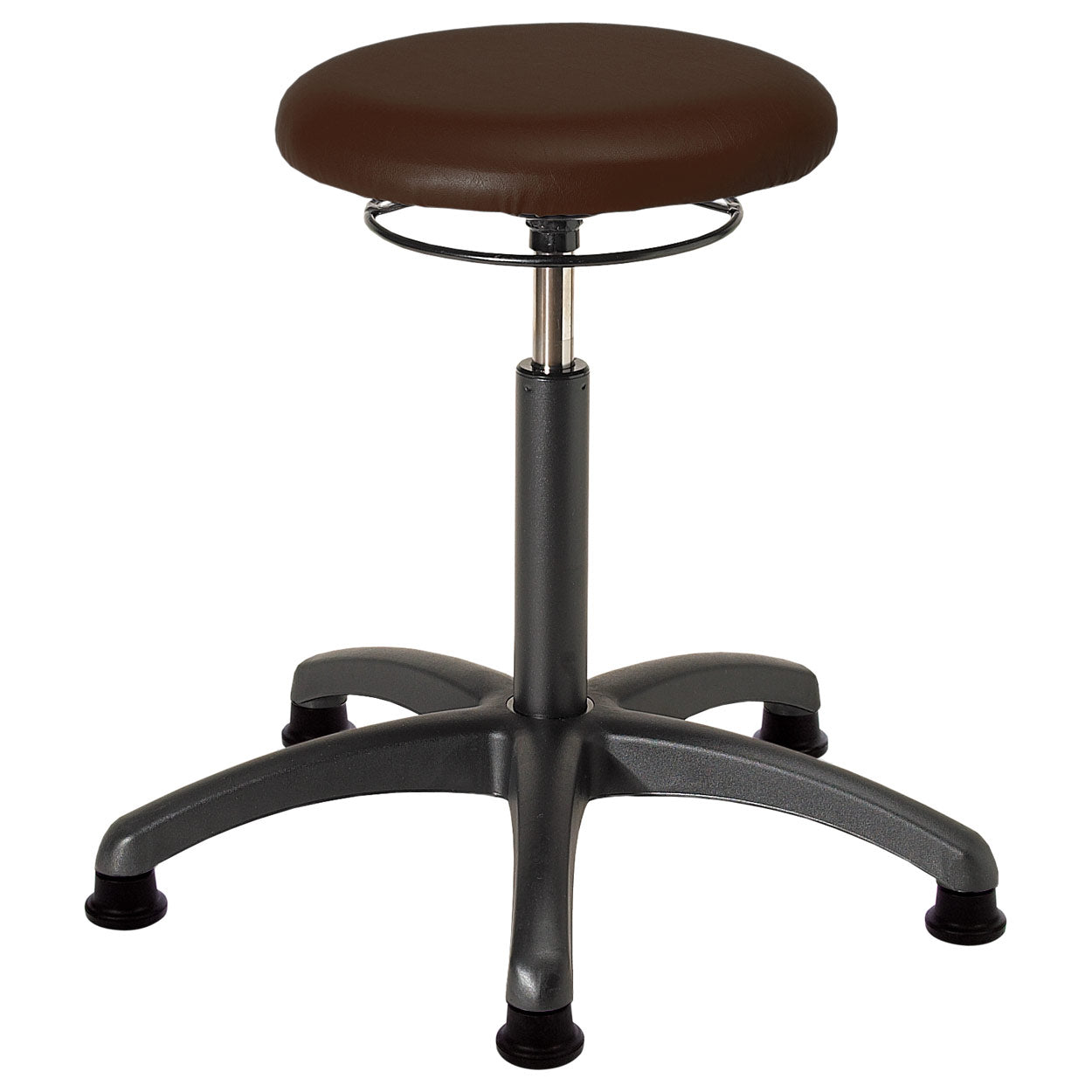 Drehhocker (Standard) - mit Polster und Gleitern