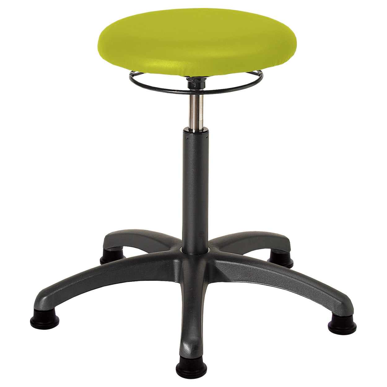 Drehhocker (Standard) - mit Polster und Gleitern