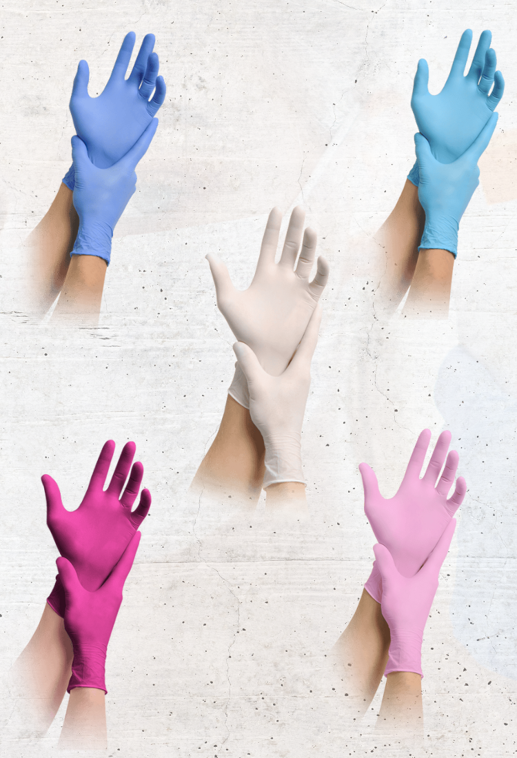 Hochwertige Einweghandschuhe