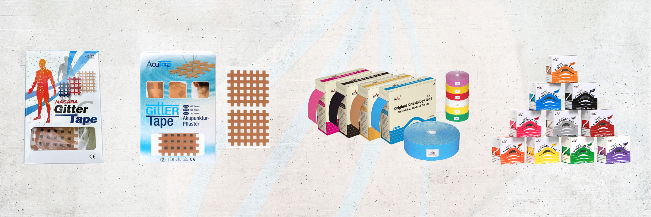 Kinesio Tapes & Gittertapes