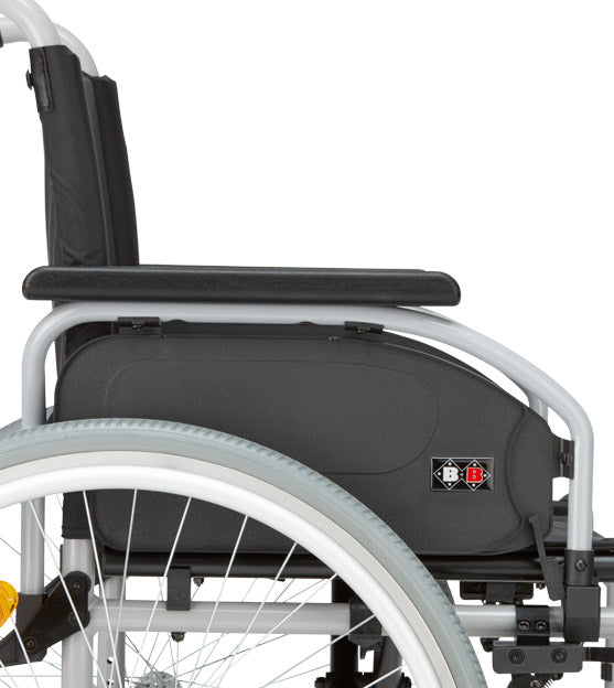 Standardrollstuhl S-Eco 300 XL mit Trommelbremse - Bischoff & Bischoff