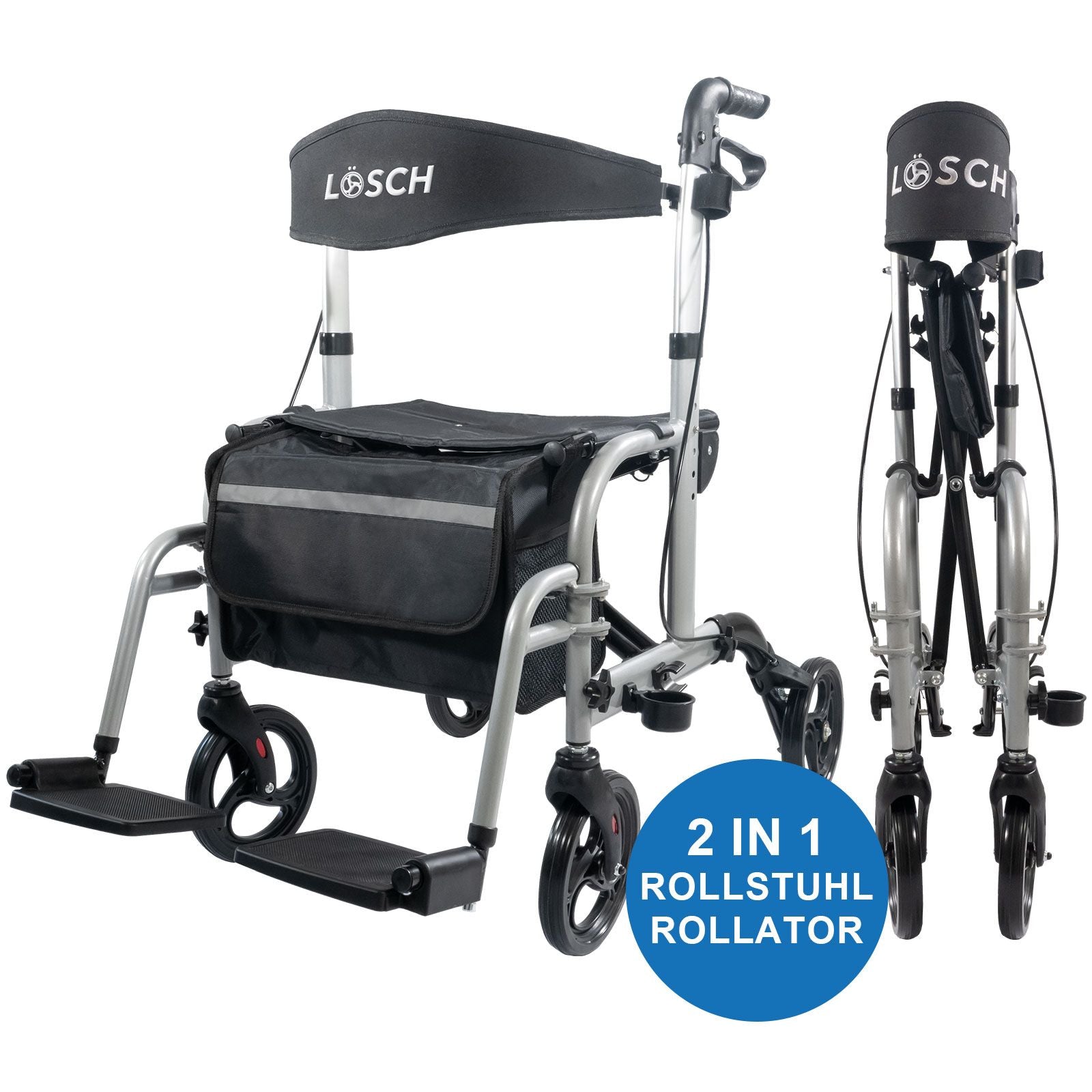 Rollator & Rollstuhl Twin 2in1