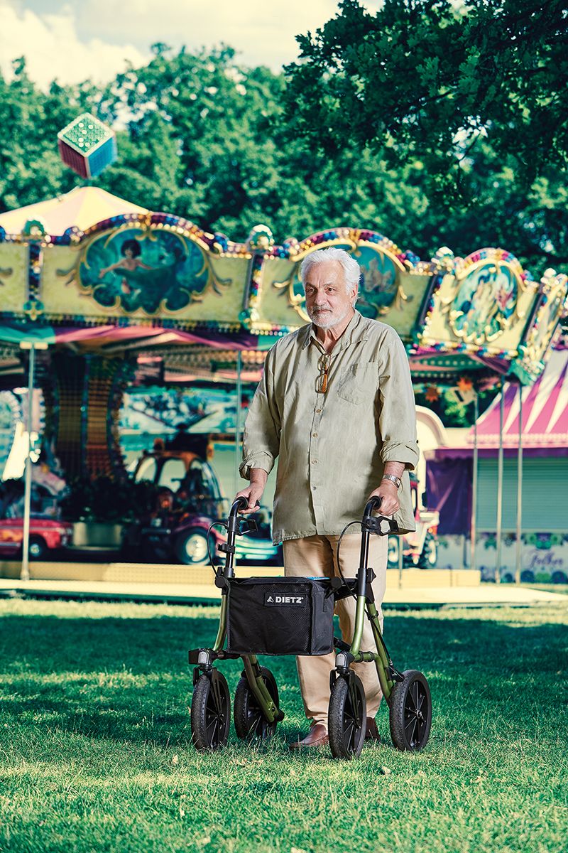 TAiMA XC PU-bereift Outdoor-Rollator