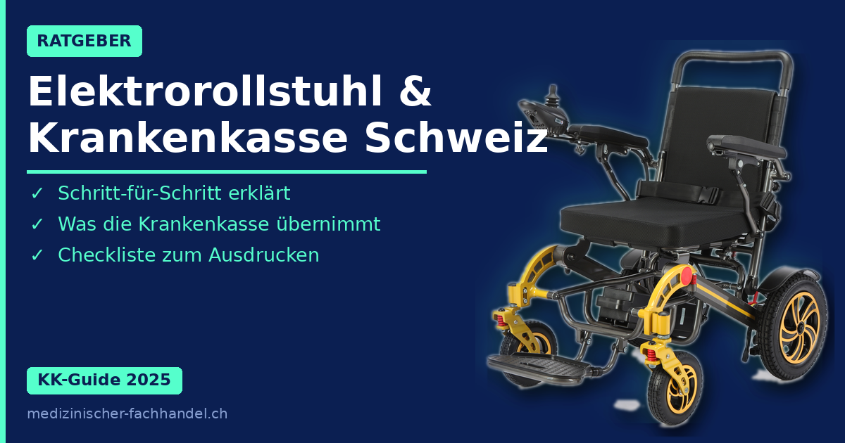 Elektrorollstuhl & Krankenkasse Schweiz – Was zahlt die KK?
