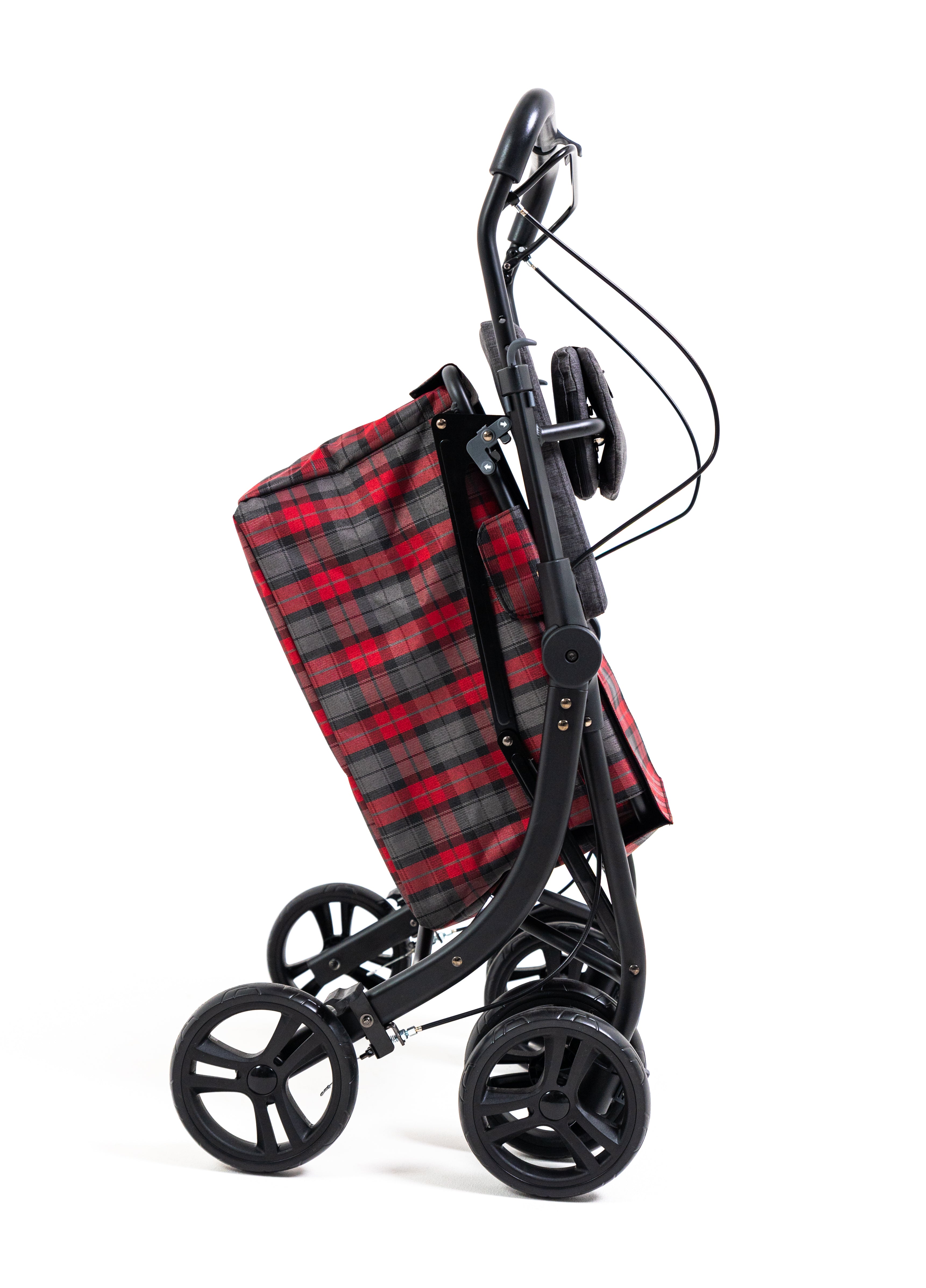 Rollator Shopper Tabas Comfort – Sitz mit Rückenlehne, bis 136 kg belastbar, klappbar