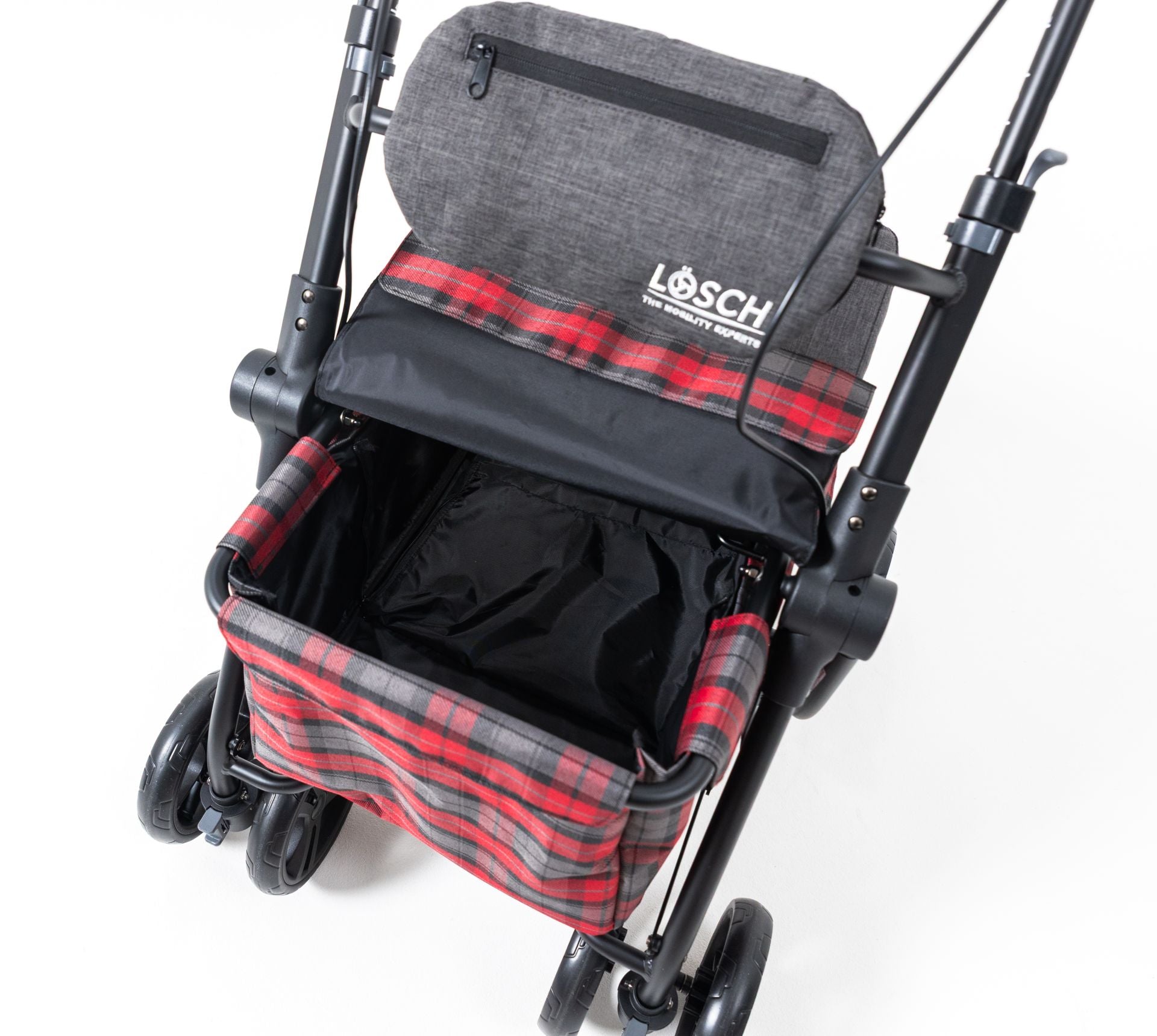 Rollator Shopper Tabas Comfort – Sitz mit Rückenlehne, bis 136 kg belastbar, klappbar