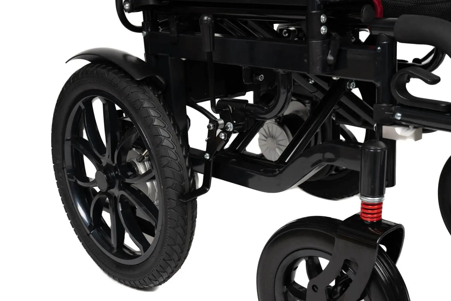 Antar elektrischer Rollstuhl Schwarz aus Carbonstahl - AT52332