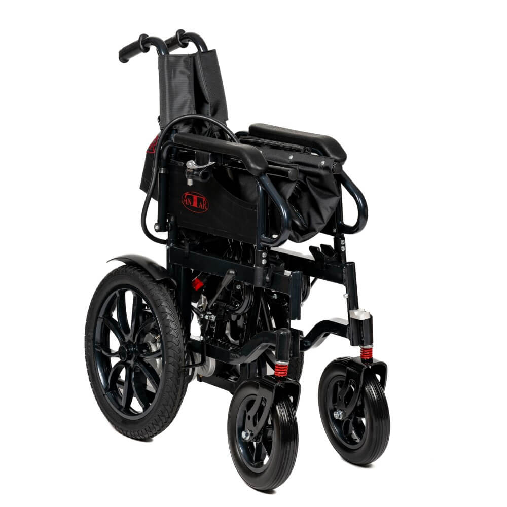 Antar elektrischer Rollstuhl Schwarz aus Carbonstahl - AT52332