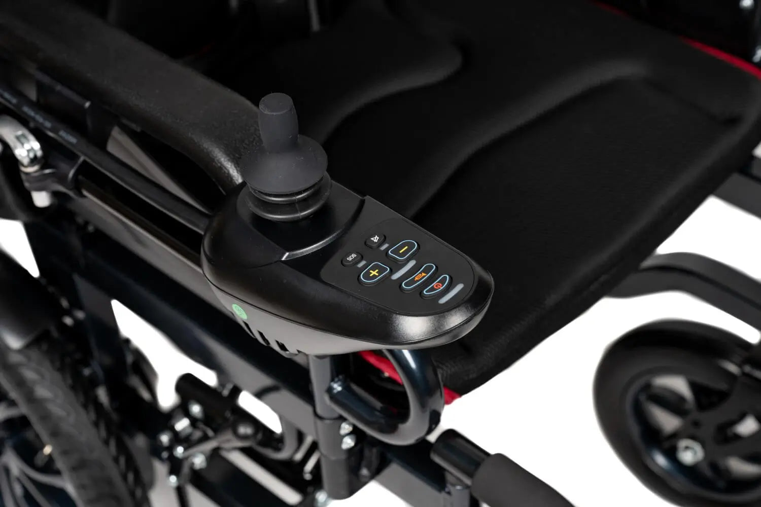 Antar elektrischer Rollstuhl Schwarz aus Carbonstahl - AT52332