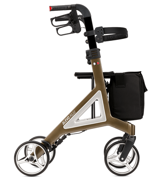Leichtgewichtrollator Alevo Alu - Design by Porsche Design Studio x Bischoff & Bischoff