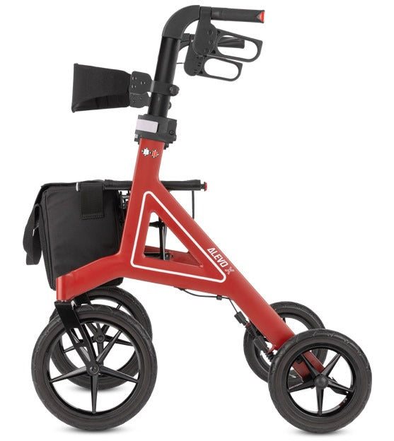 ALEVO X Rollator Rubinrot Detailansicht 3