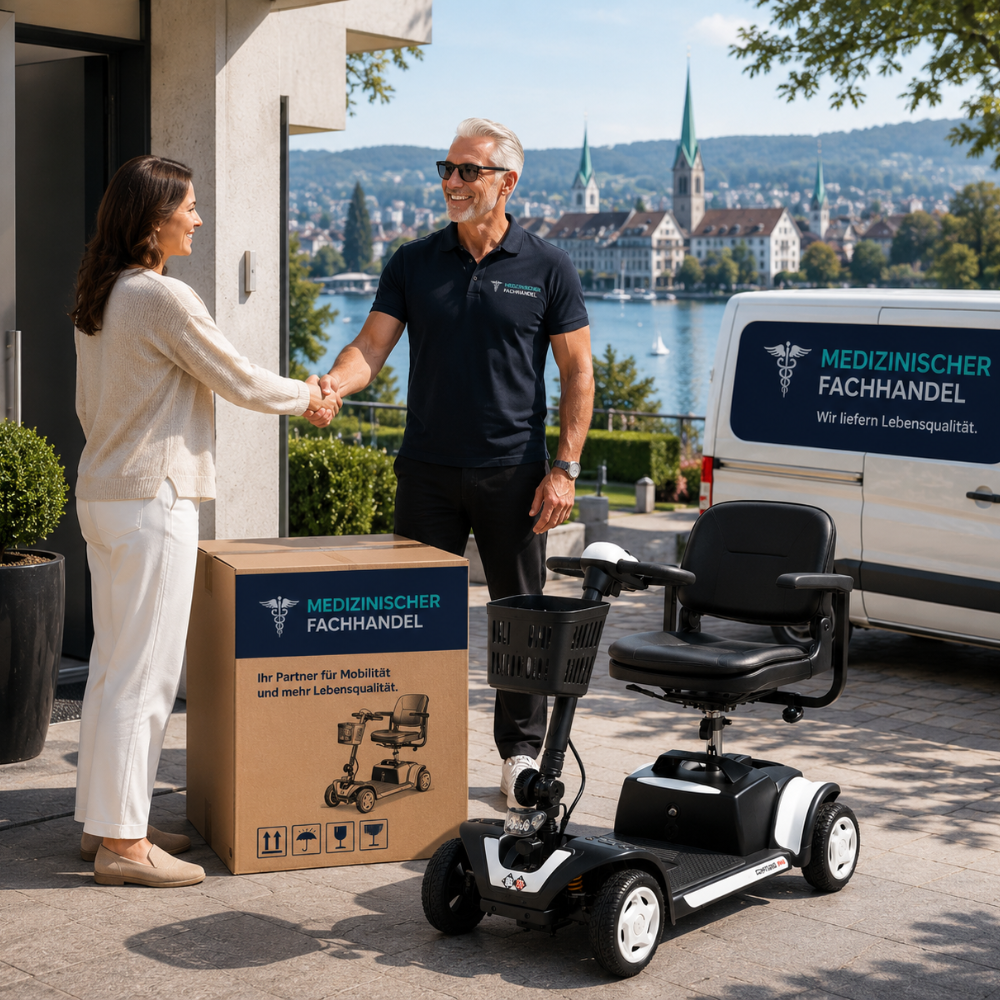 Bischoff & Bischoff Centuro Mini Elektromobil – 4-Rad, zerlegbar, 6 km/h | Ansicht 10 lieferung