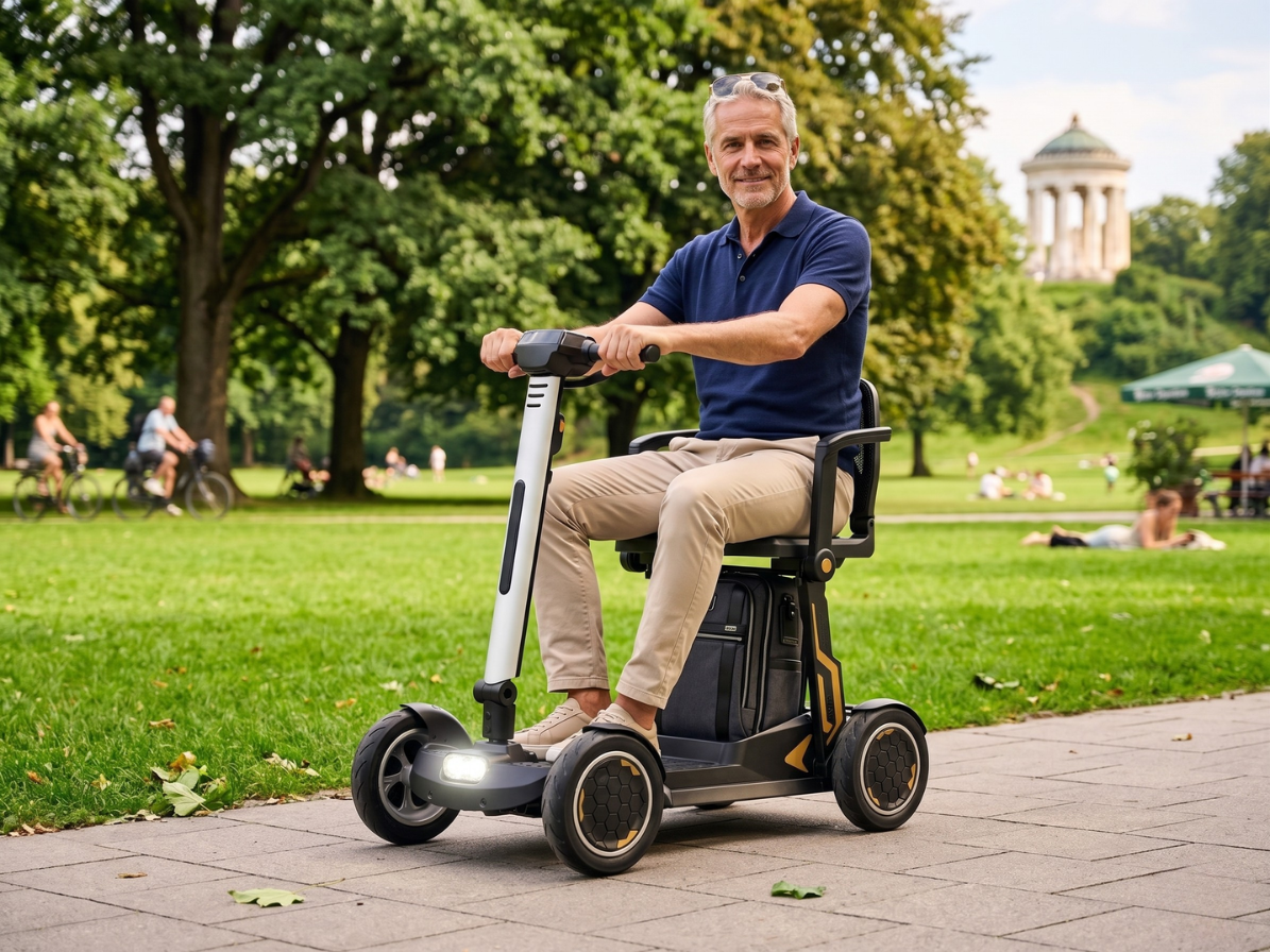 Elektromobil Senioren leicht & faltbar kaufen – Antar Scooter AT52339
