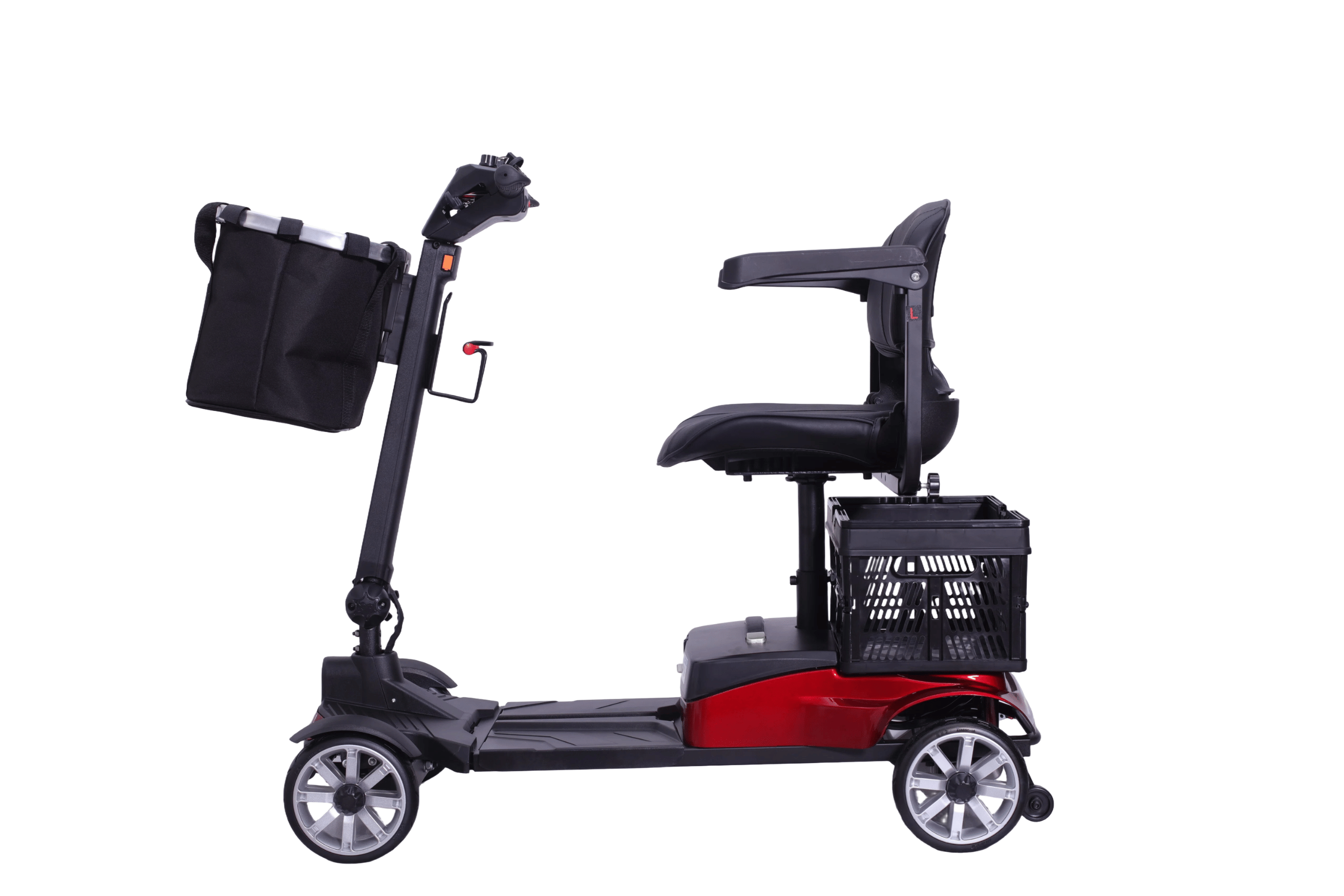 Antar Elektromobil AT52340 – faltbar, Rot/Schwarz, 28 kg