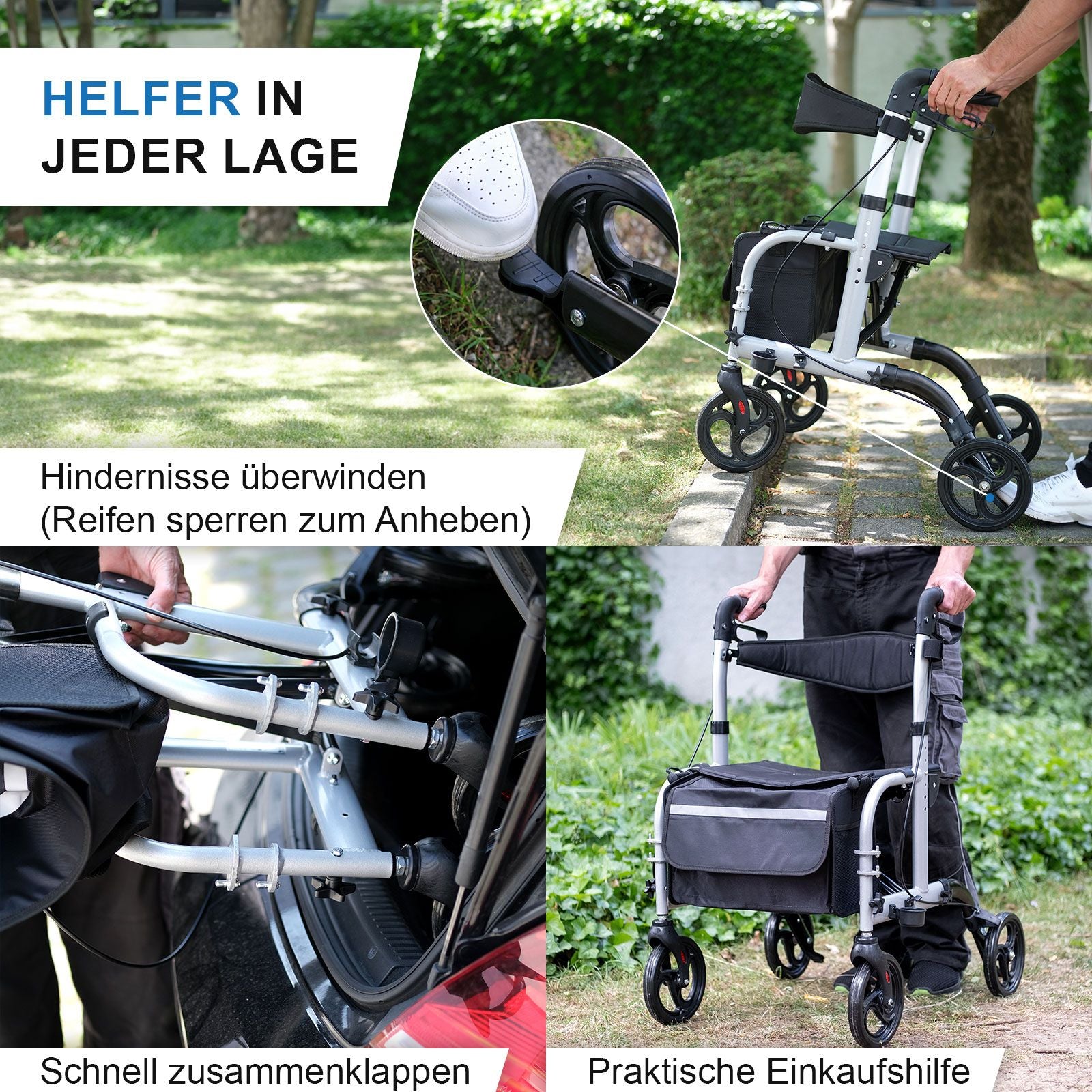 Rollator & Rollstuhl Twin 2in1