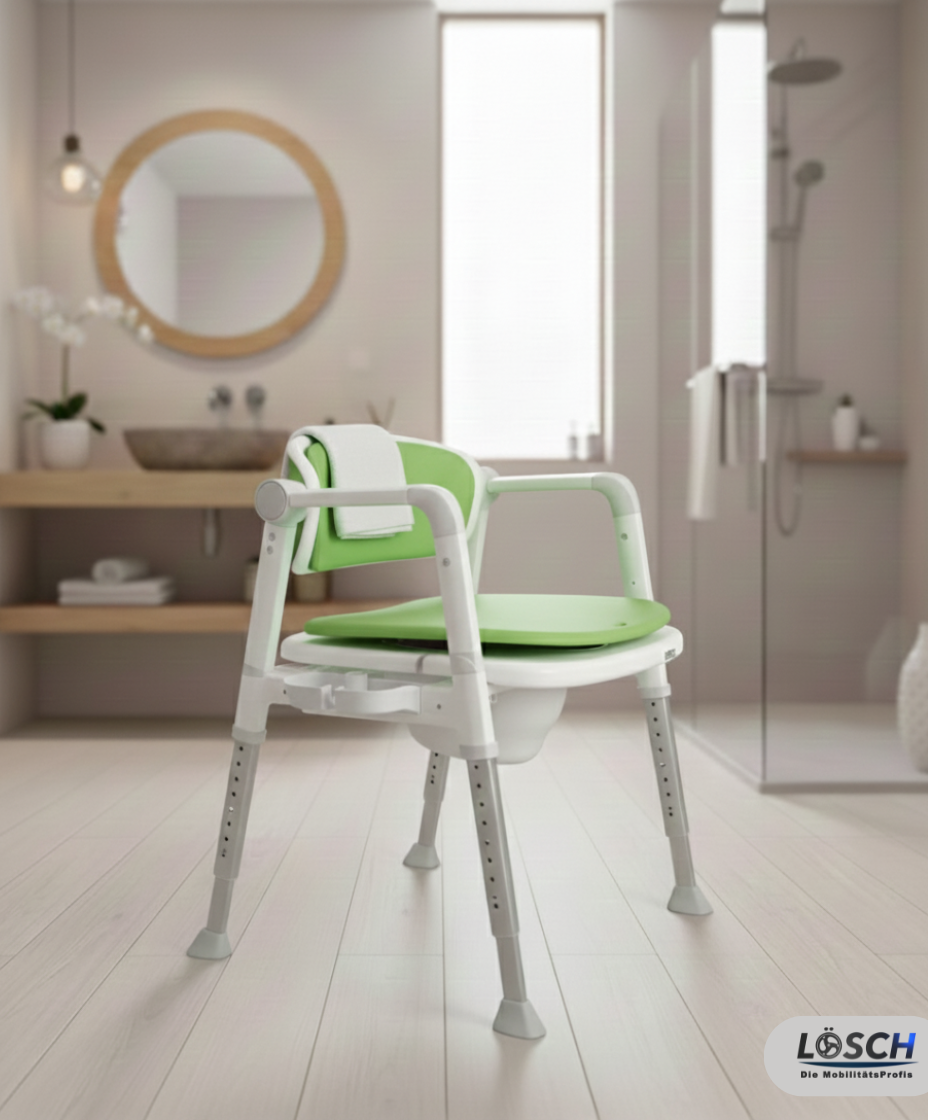 Toilettenstuhl Versa Belastbarkeit bis 136 kg